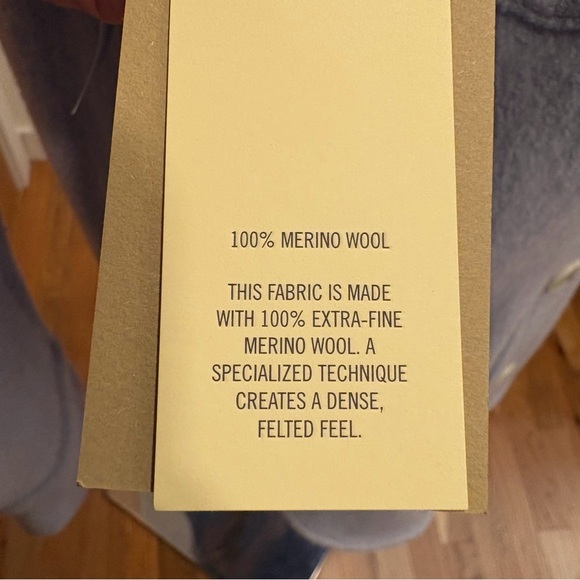 Aritzia | Wilfred Free | Merino Wool Shacket | Light Blue/Grey | Size XS | NWT ✨ - Picture 11 of 15